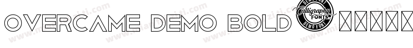 Overcame Demo Bold字体转换